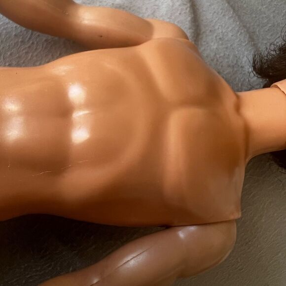 Vintage Ken Mattel Doll Rooted Brown Mod Hair 1968 adjustable waist & hands - Picture 2 of 7